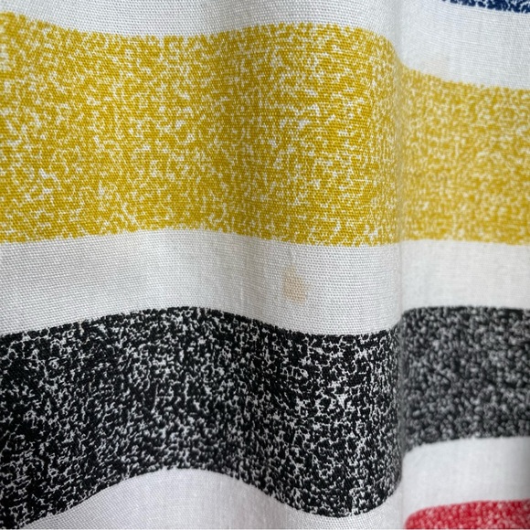 Scotch & Soda Colorful Striped Band Collarless Mandarin Button Up Shirt - Picture 8 of 11